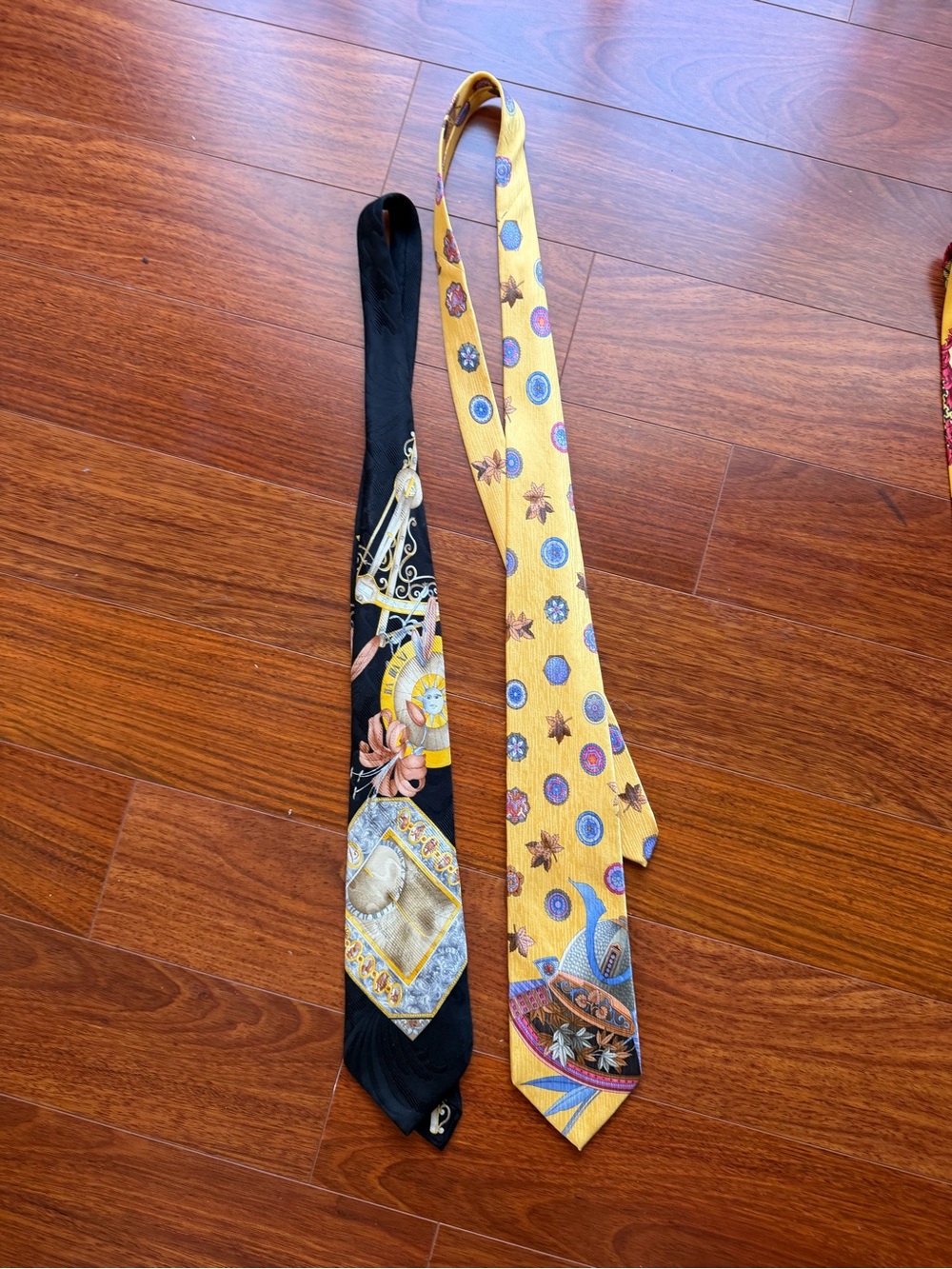 Two Leonard of Paris Men’s Neck Ties - (Rare)